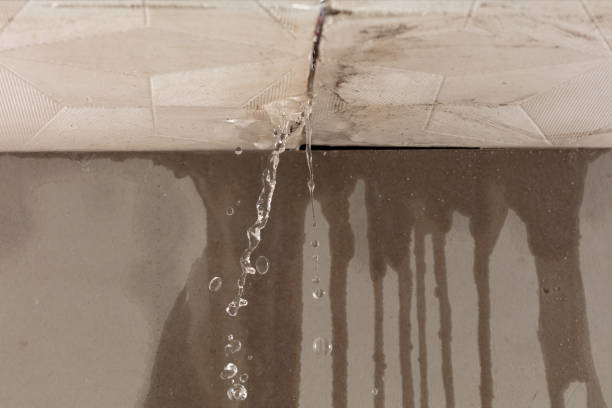 Professional Burst Pipe Cleanup technician working in Lusby, MD